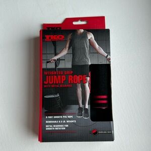 TKO WEIGHTED GRIP JUMP ROPE
